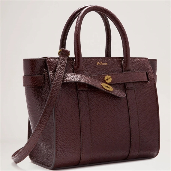 Mulberry Mini Zipped Bayswater Oxblood